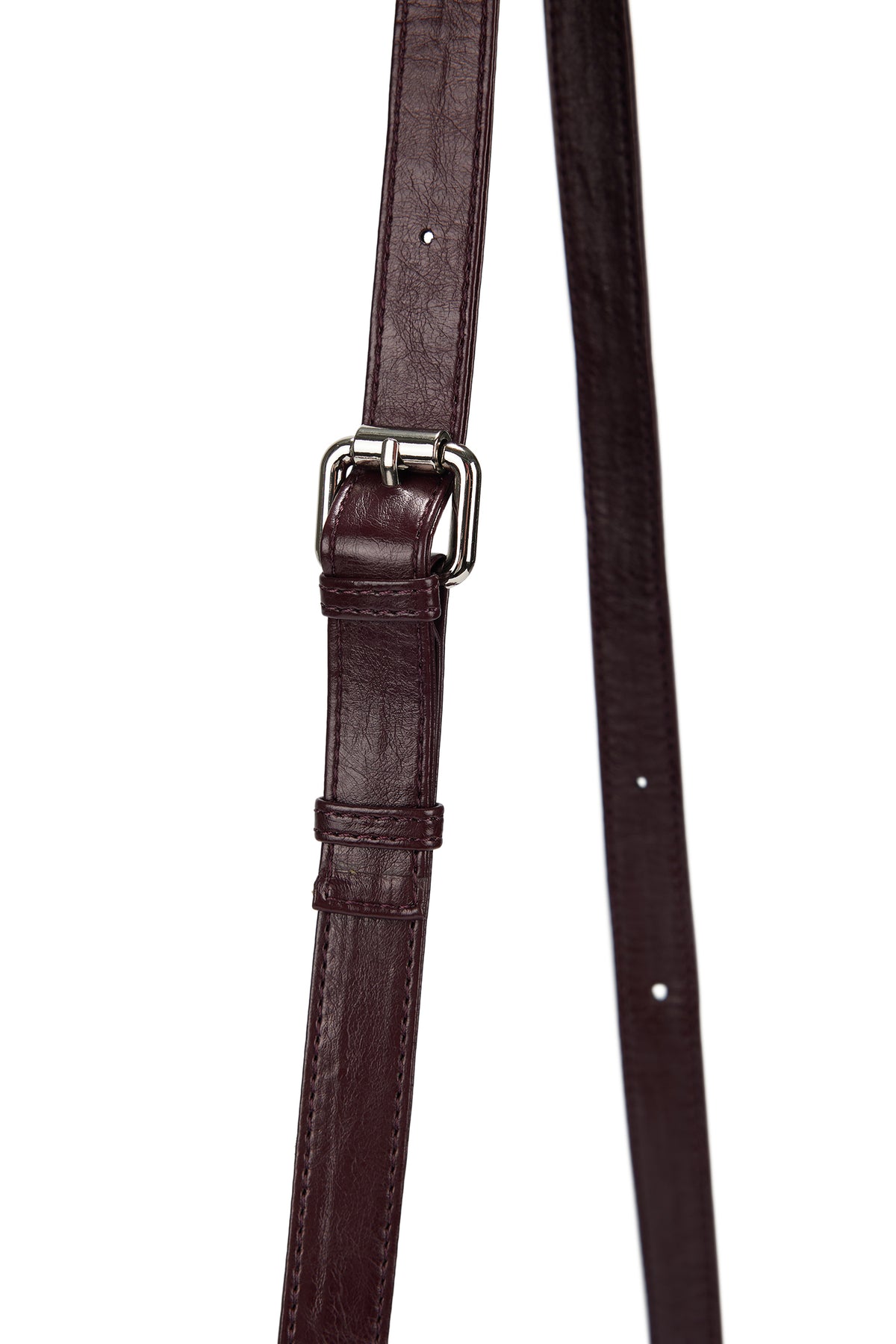 STUD POCKET BAG IN BURGUNDY — image 7