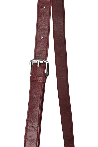 STUD POCKET BIG BAG IN BURGUNDY — image 9