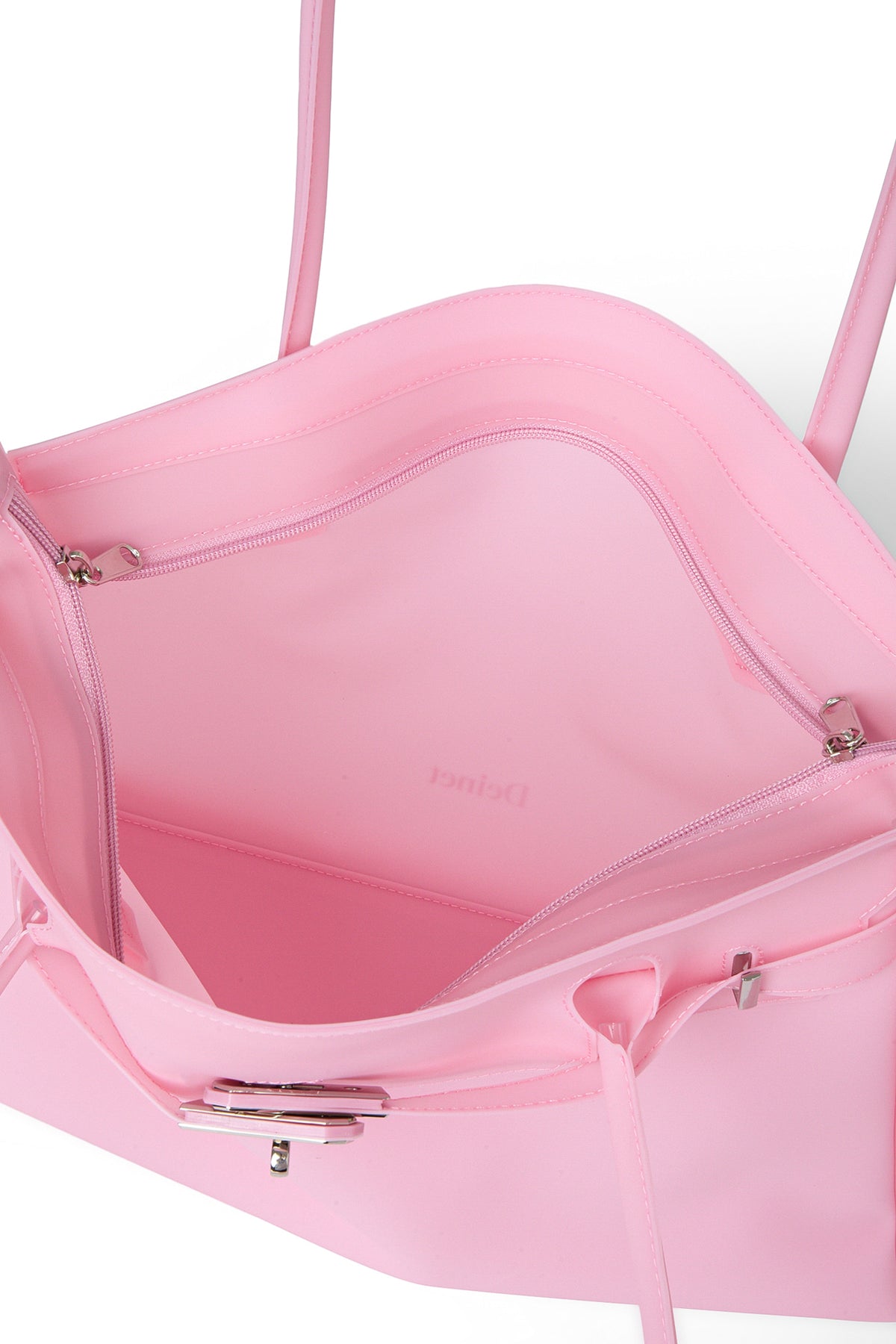 FREE CARD WALLET INCLUDED — JELLY TWO-WAY BIG BAG IN PINK — image 11
