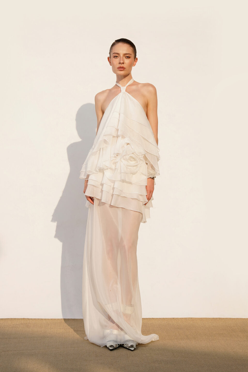 DATT [Best Seller] SANROSE RUFFLE GOWN product image
