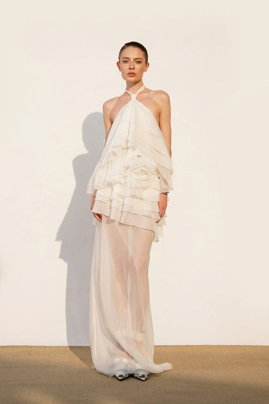 DATT [Best Seller] SANROSE RUFFLE GOWN product image