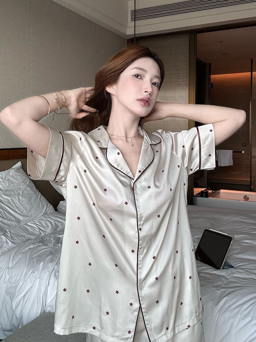 INNA Vanilla Star Short Pajama Set