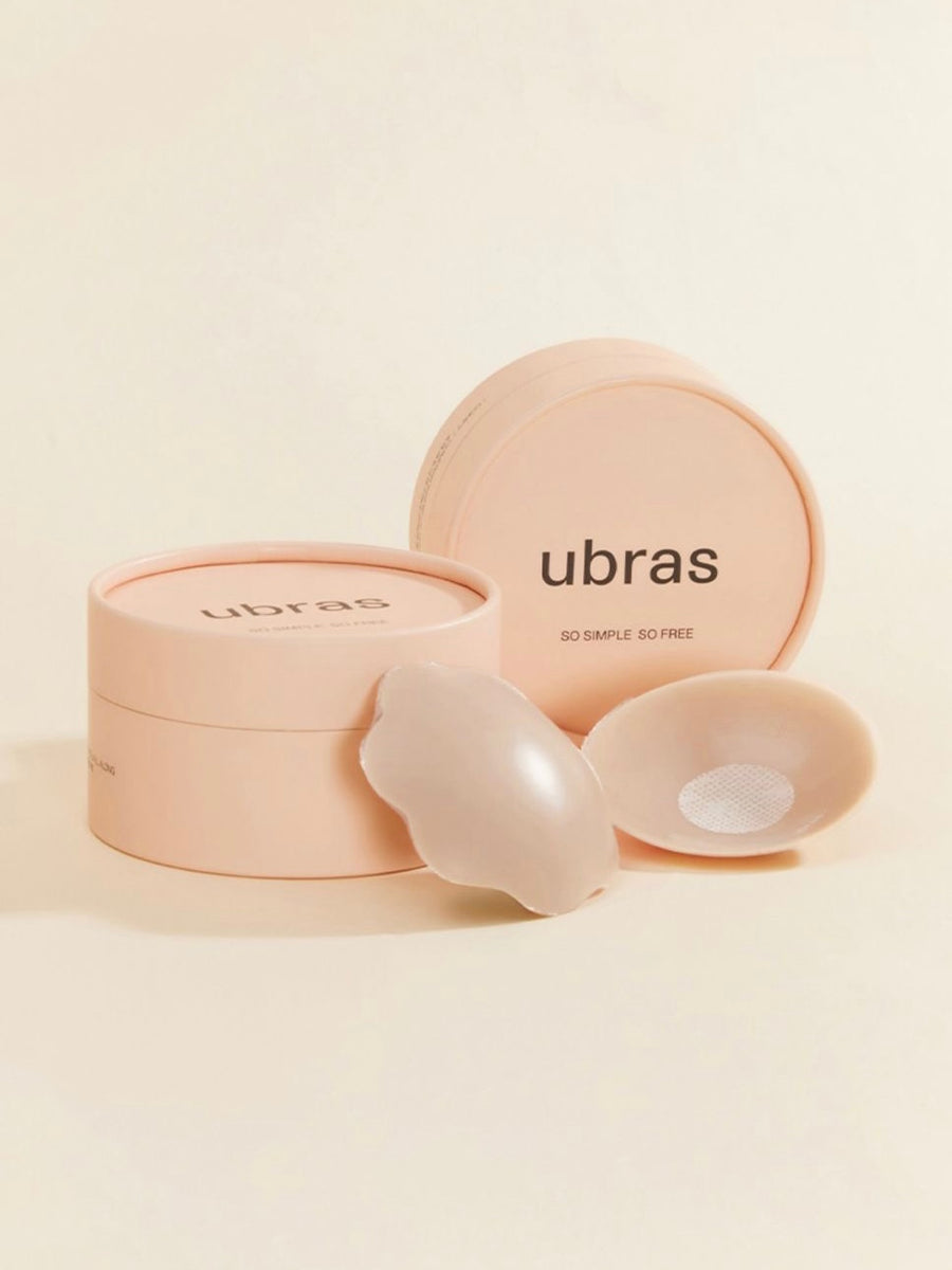 「ubras」Nipple Covers - Women’s Silicone Nipple Covers – Invisible Adhesive Pasties, Seamless Under Swimwear & Dresses (ubras)