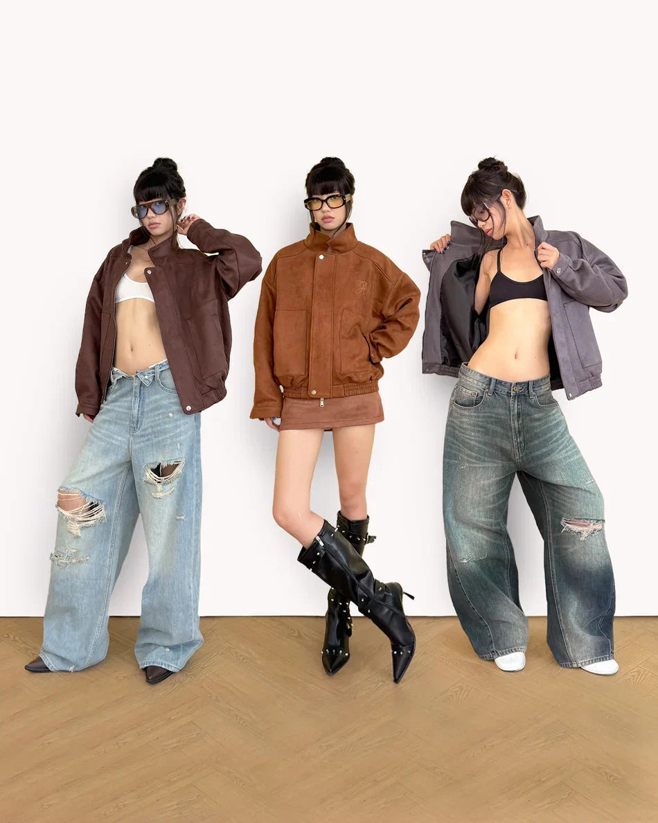 AiAi Faux Suede Jacket