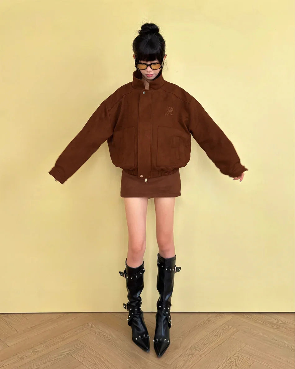 AiAi Faux Suede Jacket