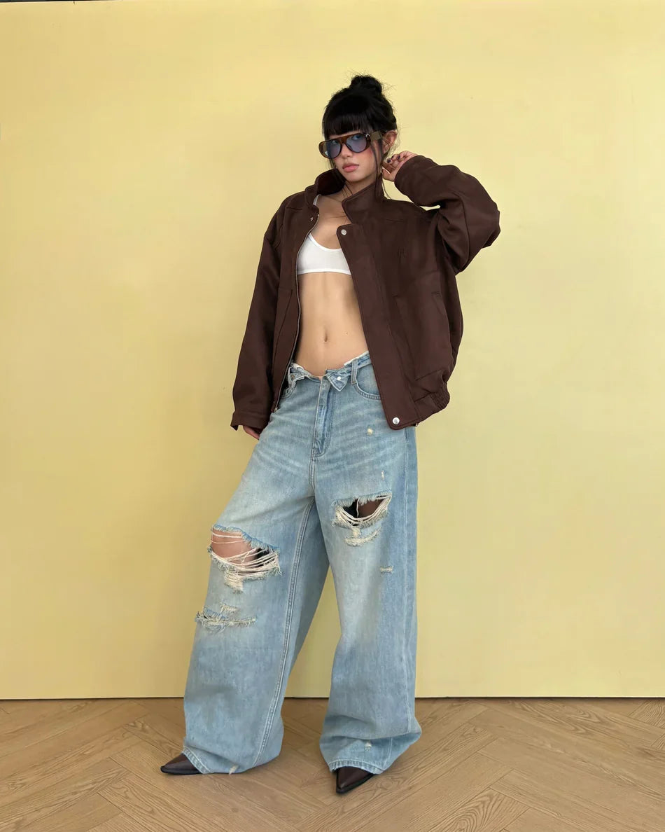AiAi Faux Suede Jacket