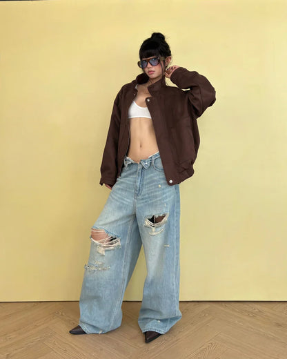 AiAi Faux Suede Jacket
