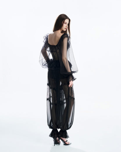 MUST HAVE Corset Lace Top & Baggy Pants — Must Have