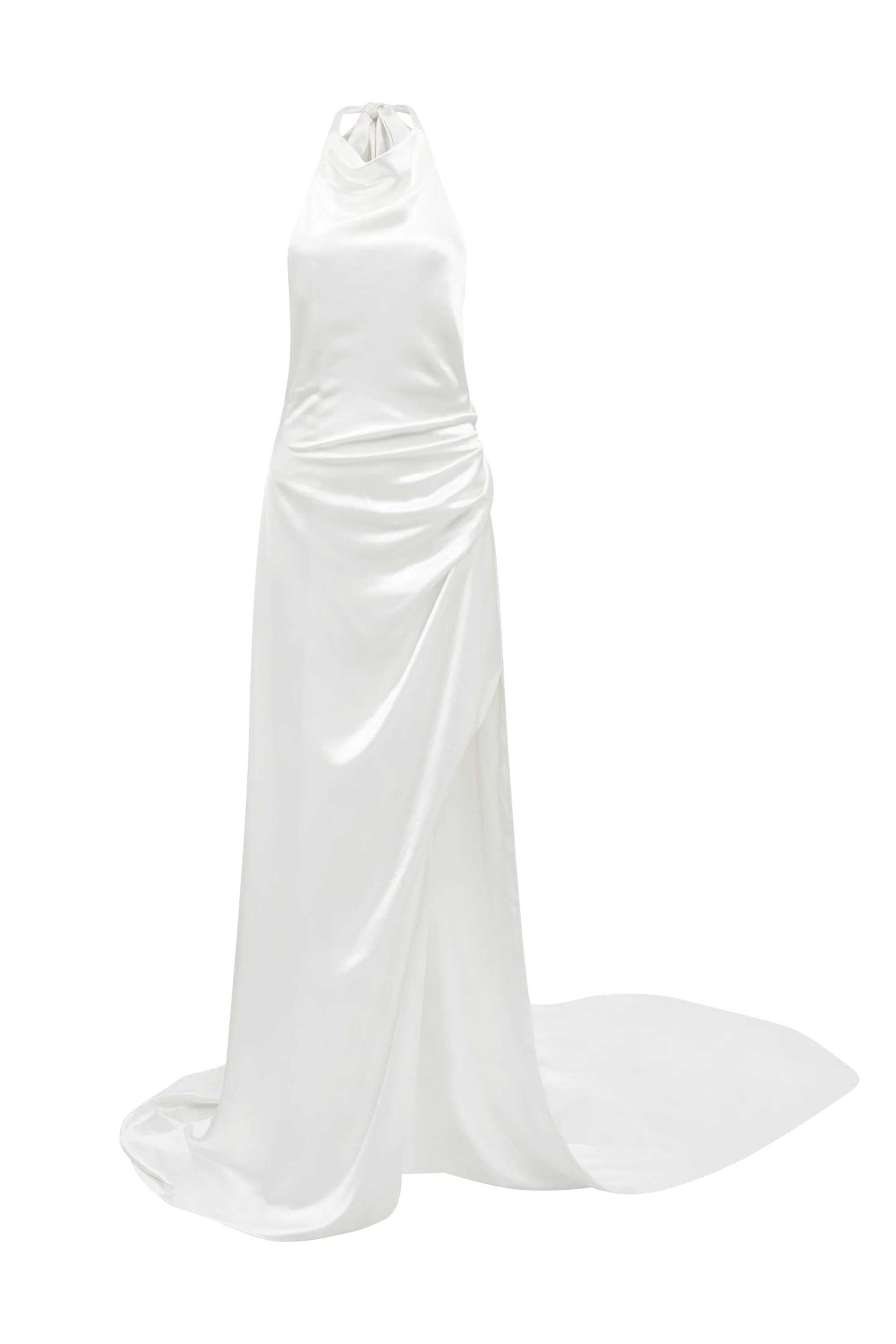 Phoebe Halter neck backless dress — image 1