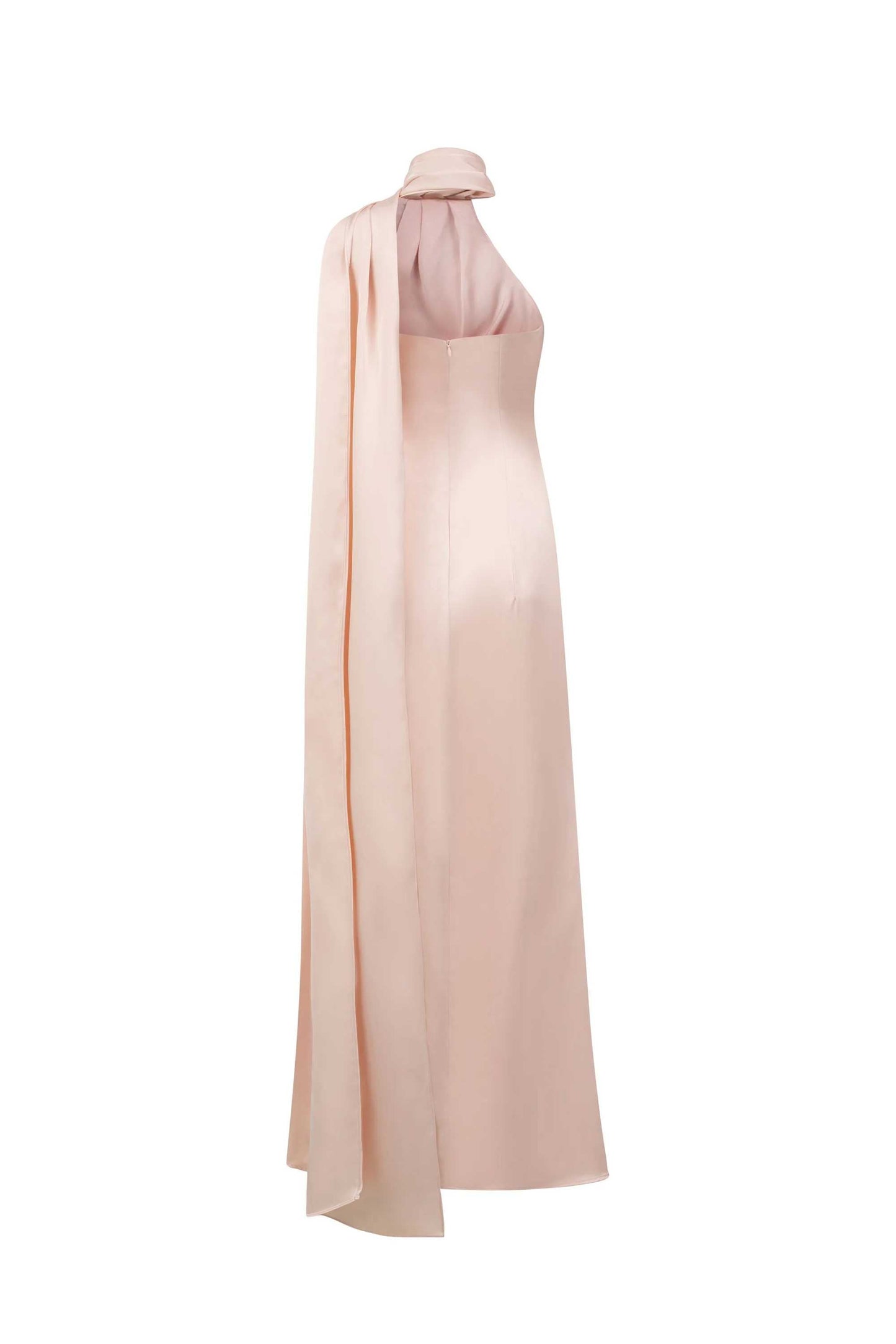 Phoebe Halter neck shawl dress — image 2