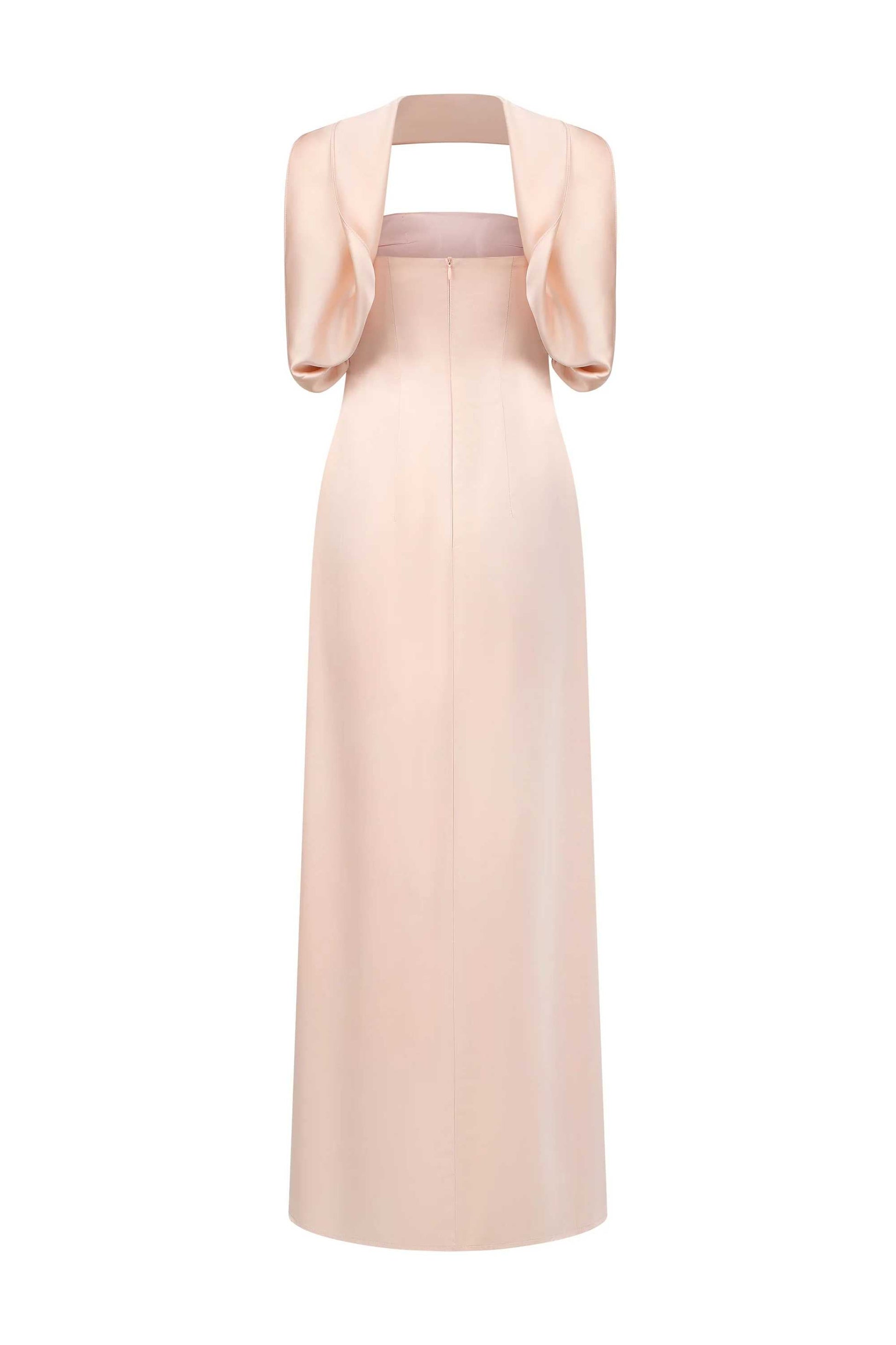 Phoebe Halter neck off shoulder dress — image 2