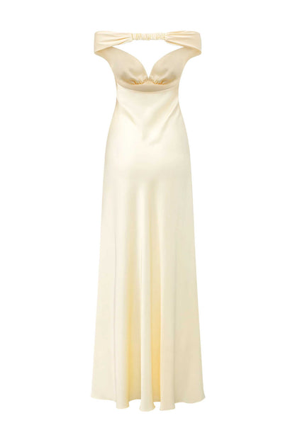 Phoebe Off shoulder backless dress — image 2