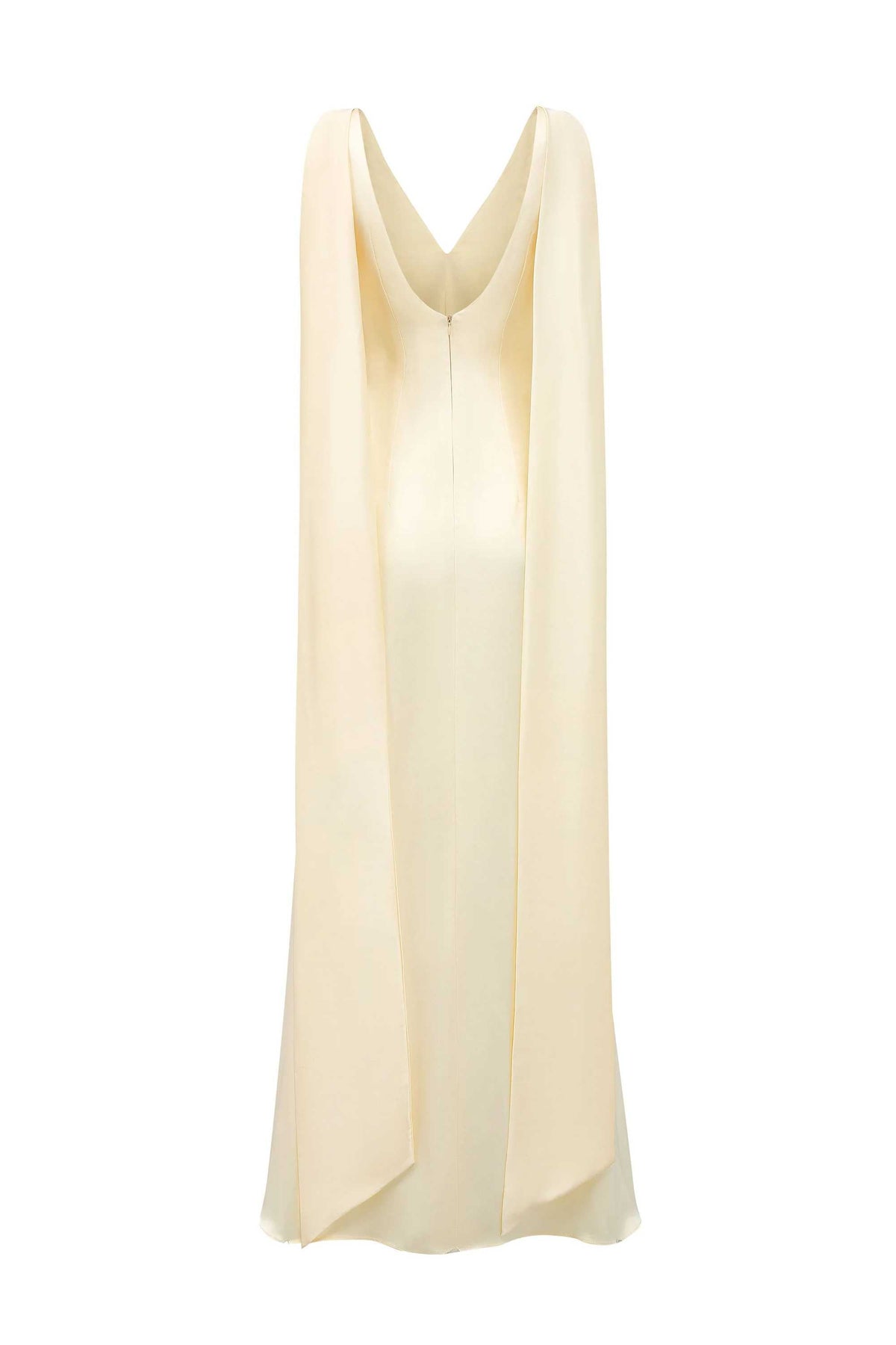 Phoebe V-neck shawl dress — image 2