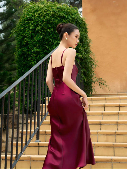 Phoebe Silk Slip Dress — image 3