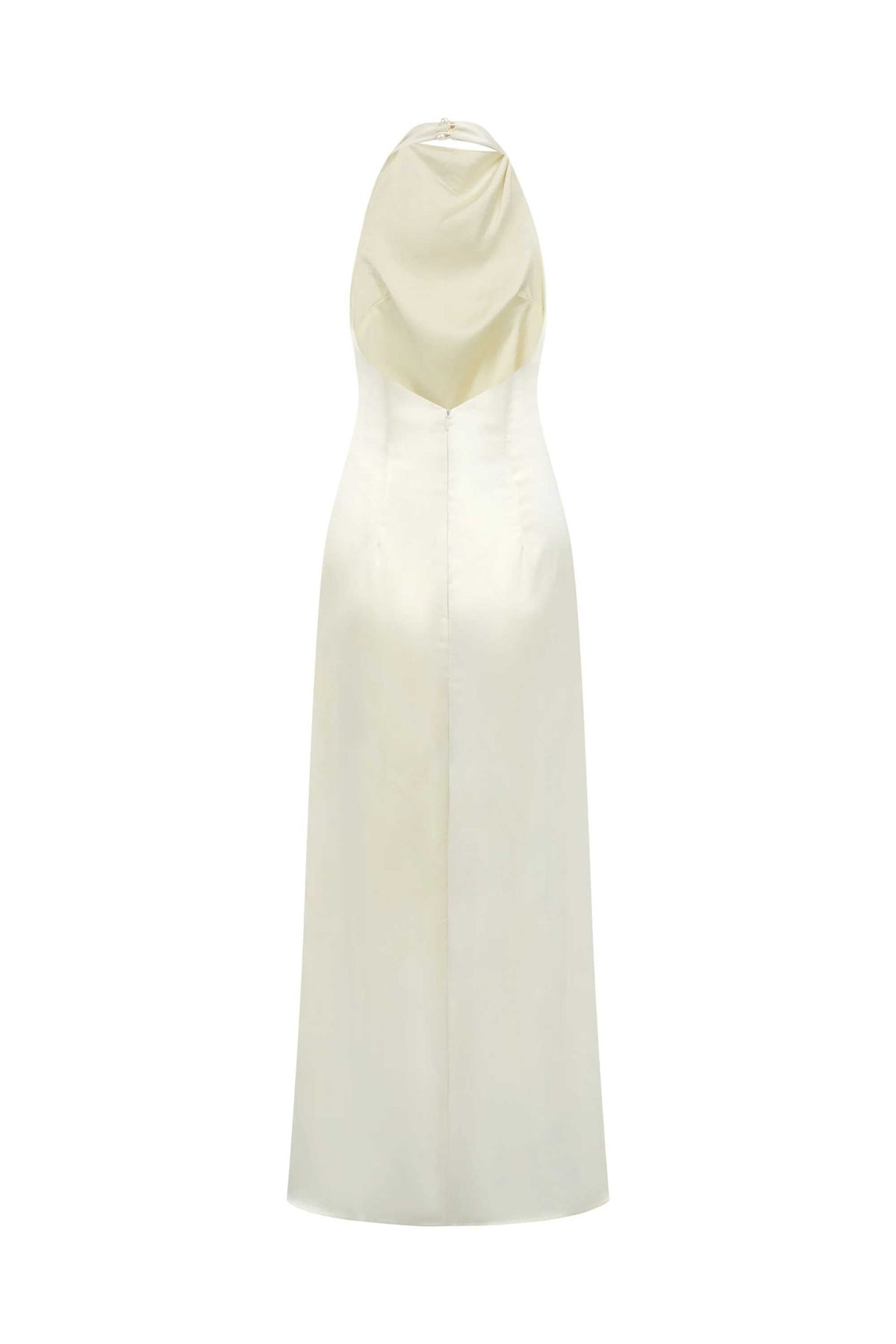 Phoebe Silk-Halter Neck Dress — image 4