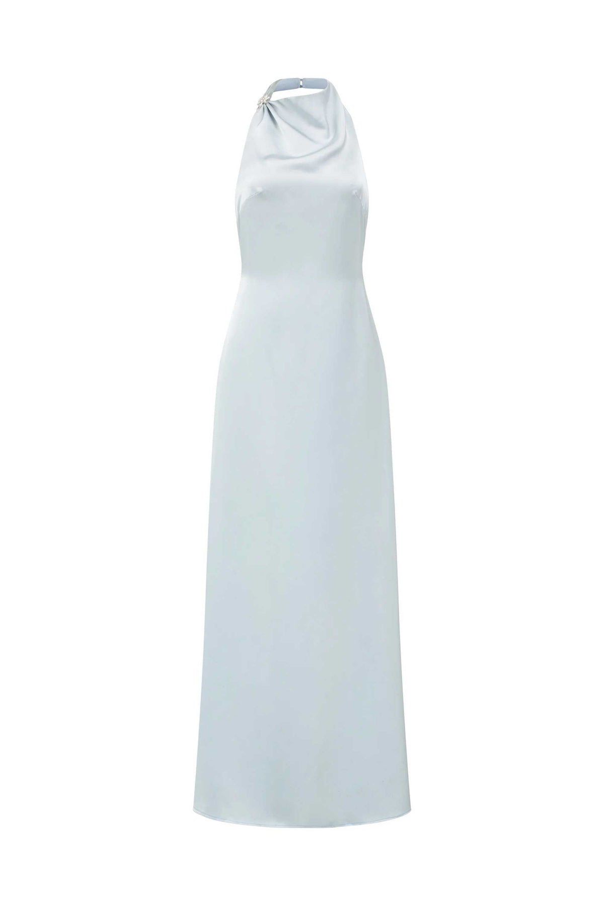 Phoebe Silk-Halter Neck Dress — image 5