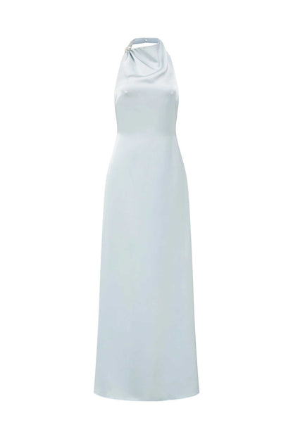 Phoebe Silk-Halter Neck Dress — image 5