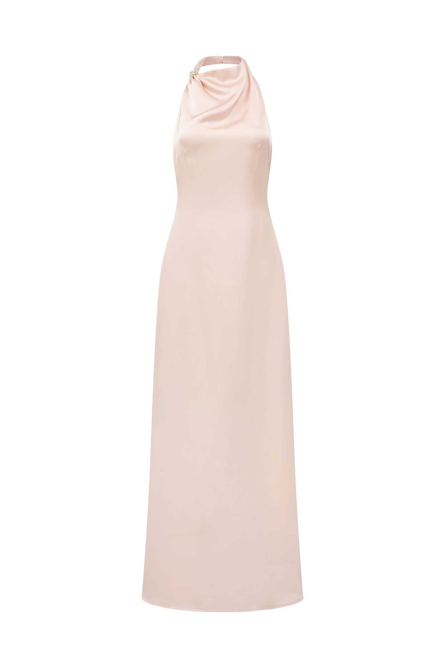 Phoebe Silk-Halter Neck Dress — image 6