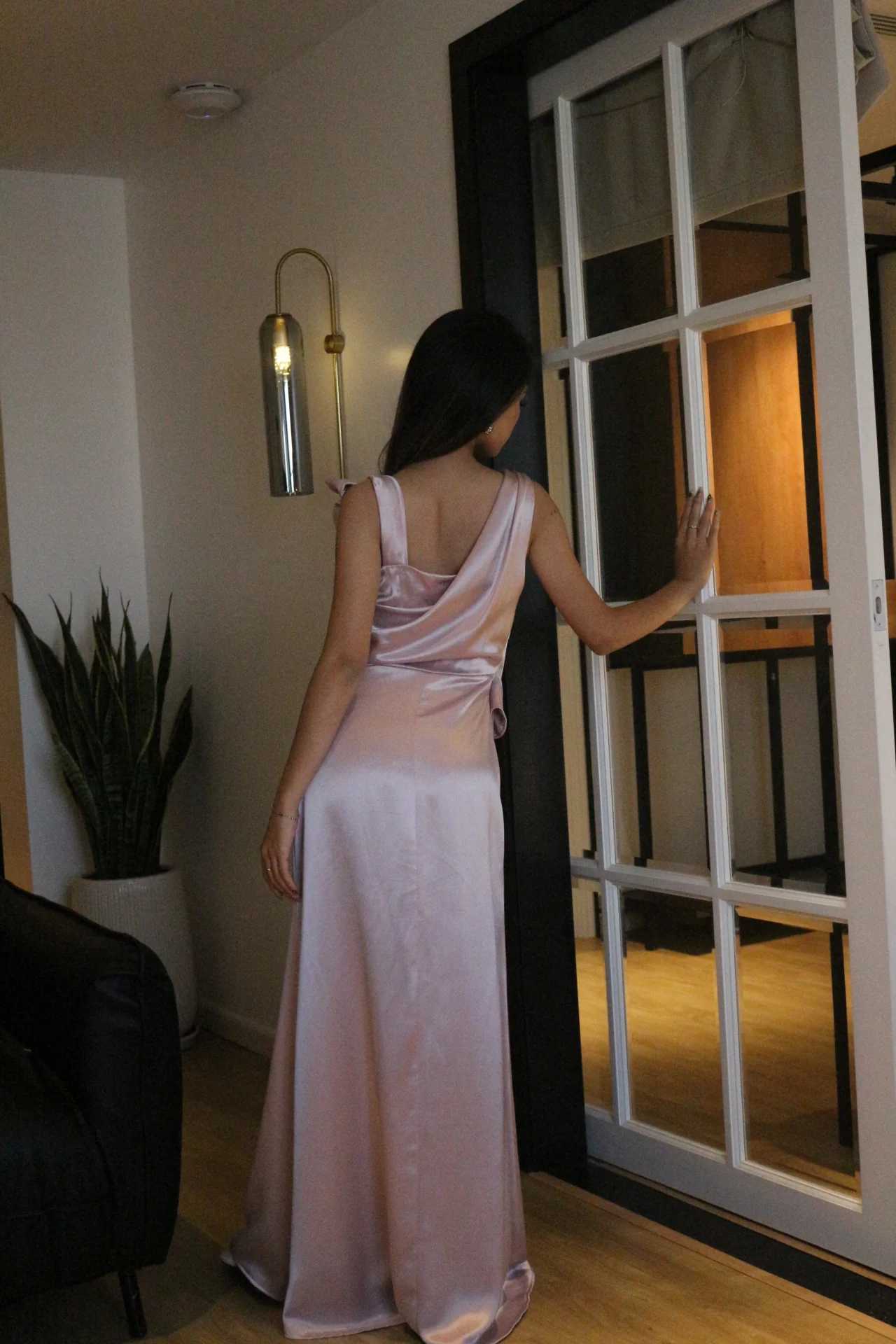 Phoebe Silk in Pink Dress — image 3