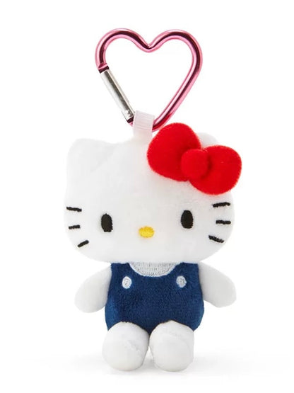 HELLO KITTY BP智秀同款 Hello Kitty Mascot Plush with Heart-Shaped Metal Charm | Kawaii Sanrio Bag Accessory