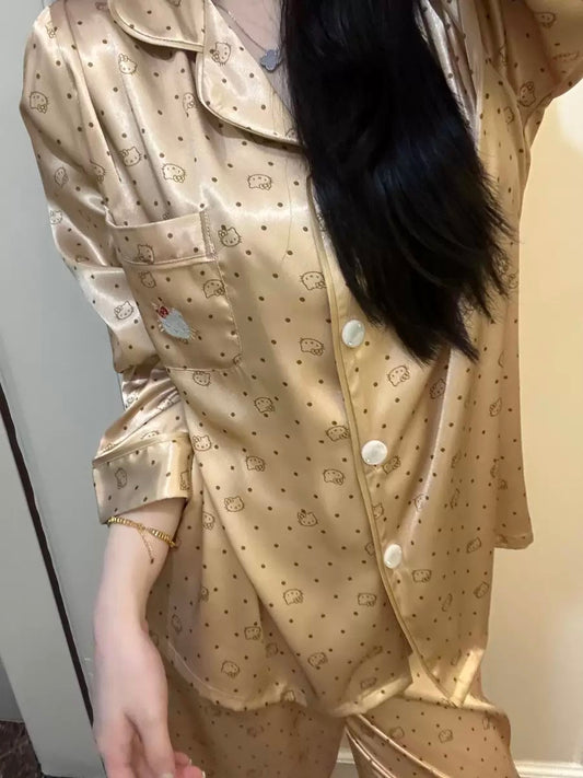 HELLO KITTY Golden Pajama