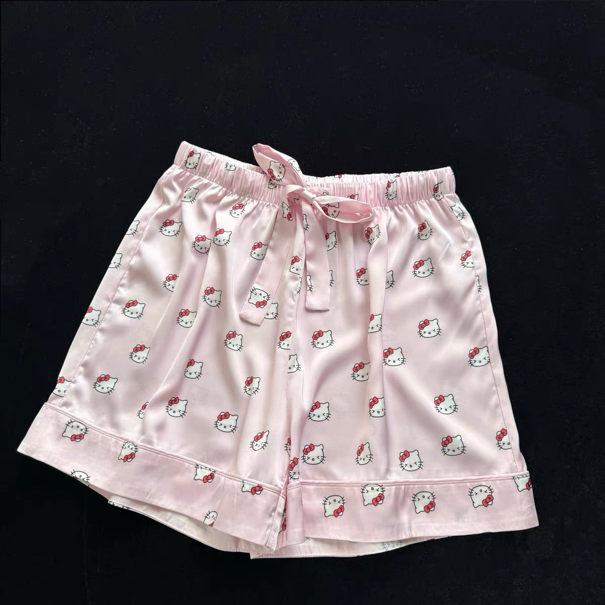 Sweet Pink Hello Kitty Short Sleeve Lounge Set