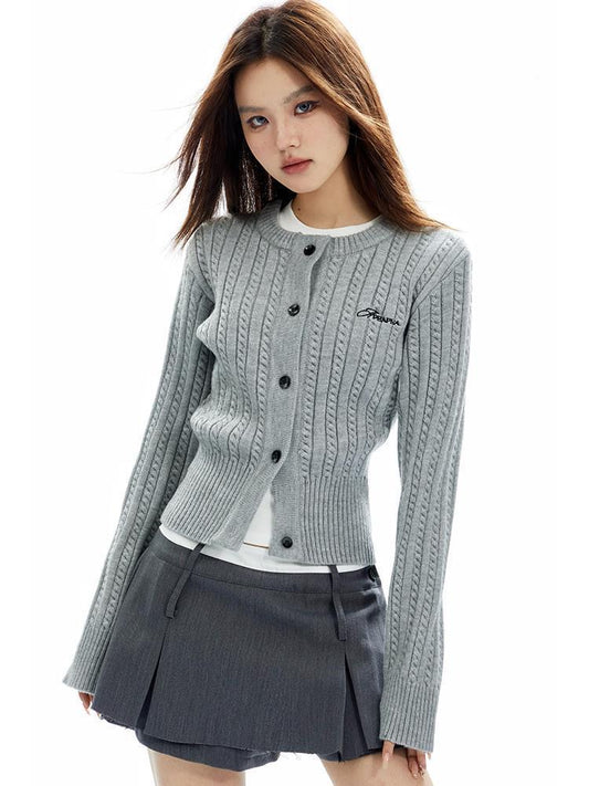 Retro Cable Knit Sweater
