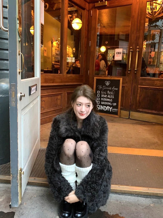 Parisian Luxe Faux Fur Coat