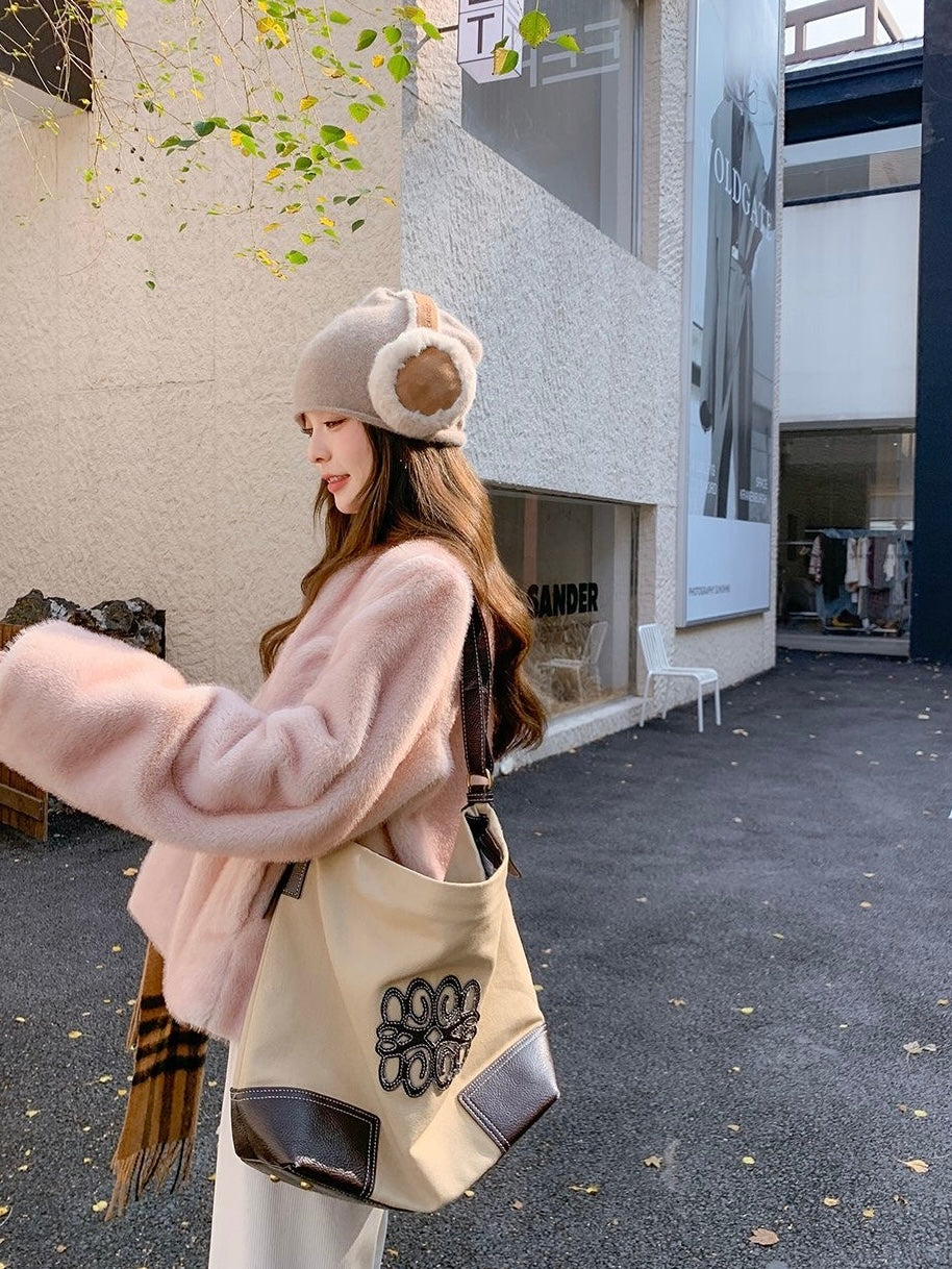 Rose Blush Faux Fur Jacket