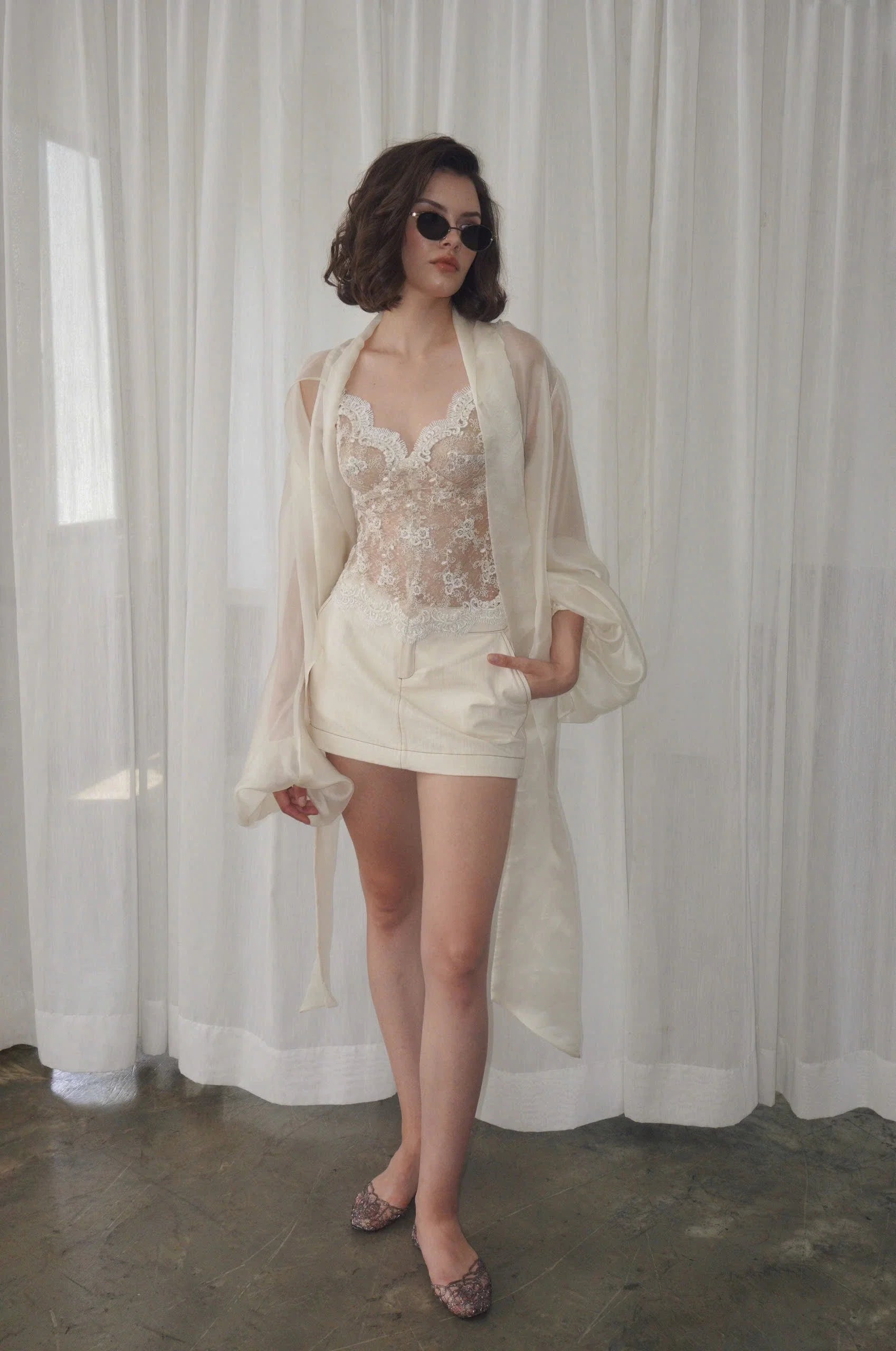 OIA Jakira Lace Top & Romi Shirt & Gaia skirt