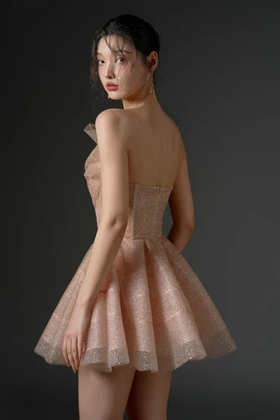21SIX Aqrabe Glitter Tulle Dress (4color)