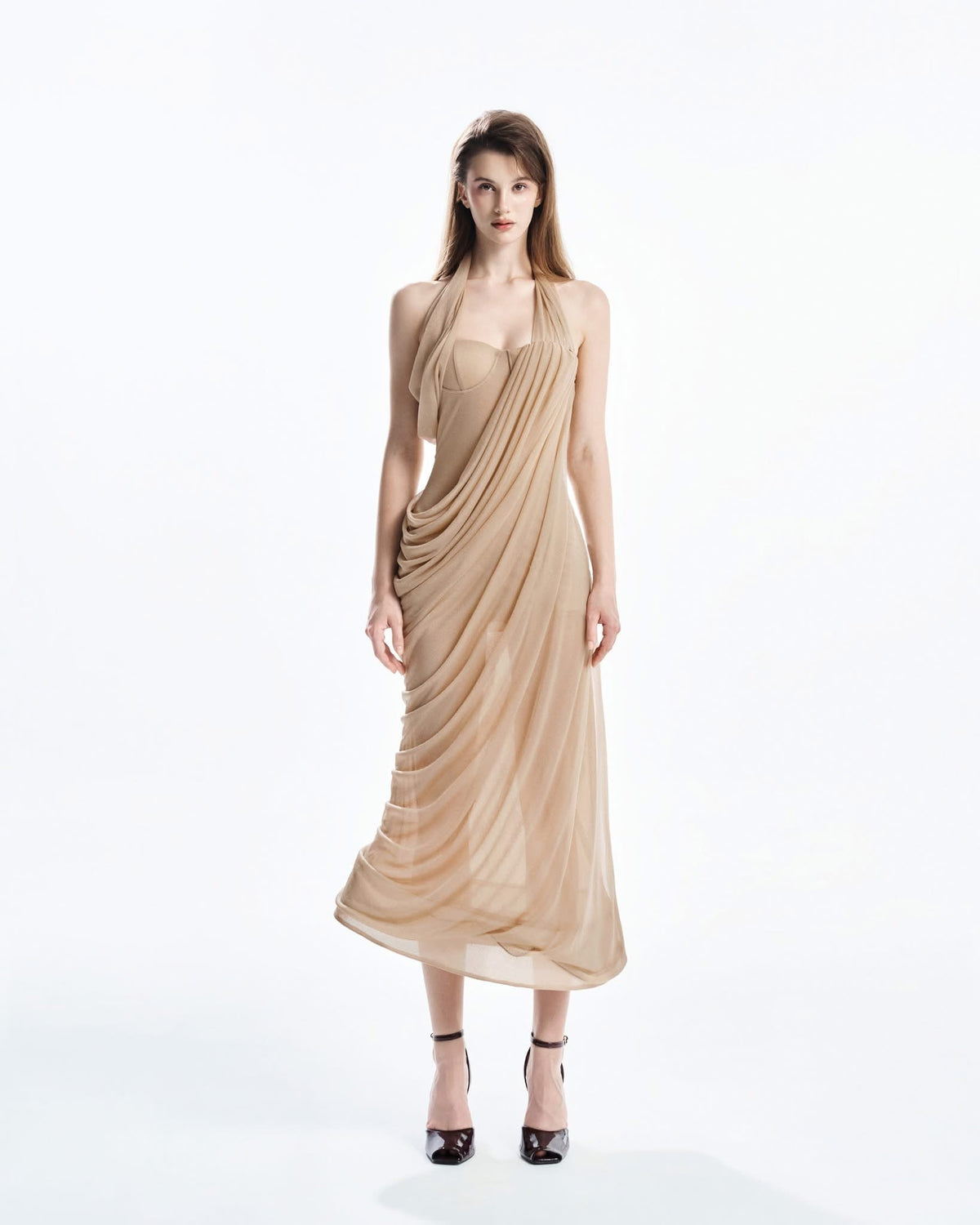 MUST HAVE Unique Structured Midi Dress — Must Have