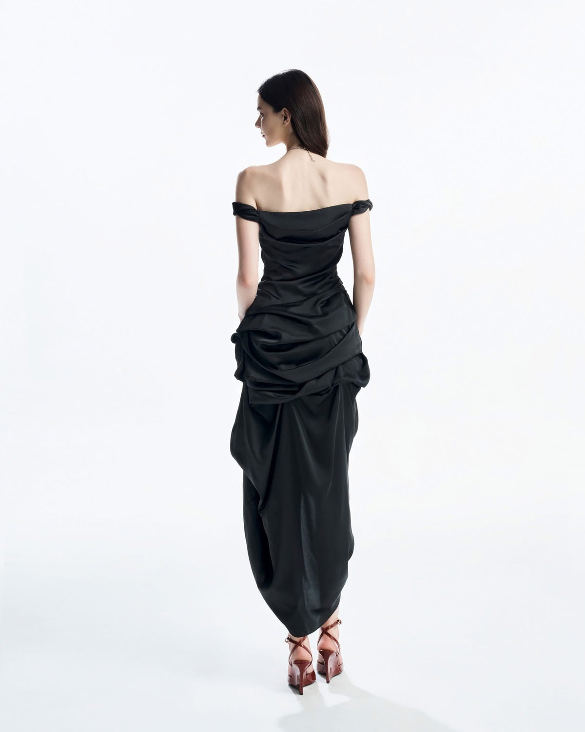MUST HAVE Asymmetrical Wrap Midi Dress — Must Have