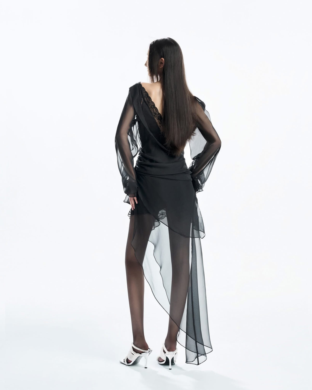 MUST HAVE V-neck Layered Wrap Dress — Must Have