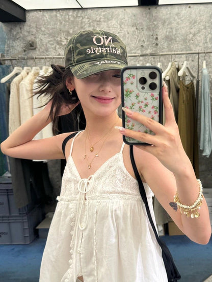 "NO Hairstyle Today" Camouflage Baseball Cap