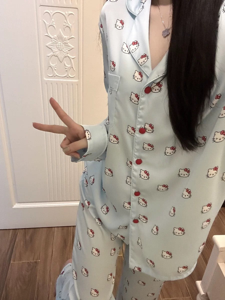 HELLO KITTY Baby Blue Pajama