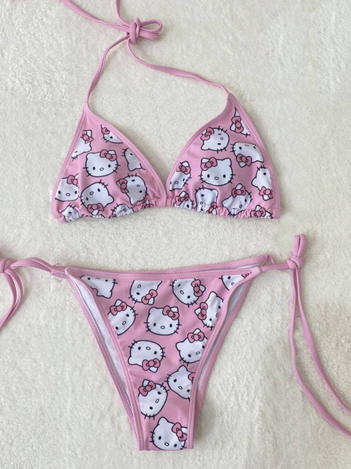 HELLO KITTY Pink Bikini Set