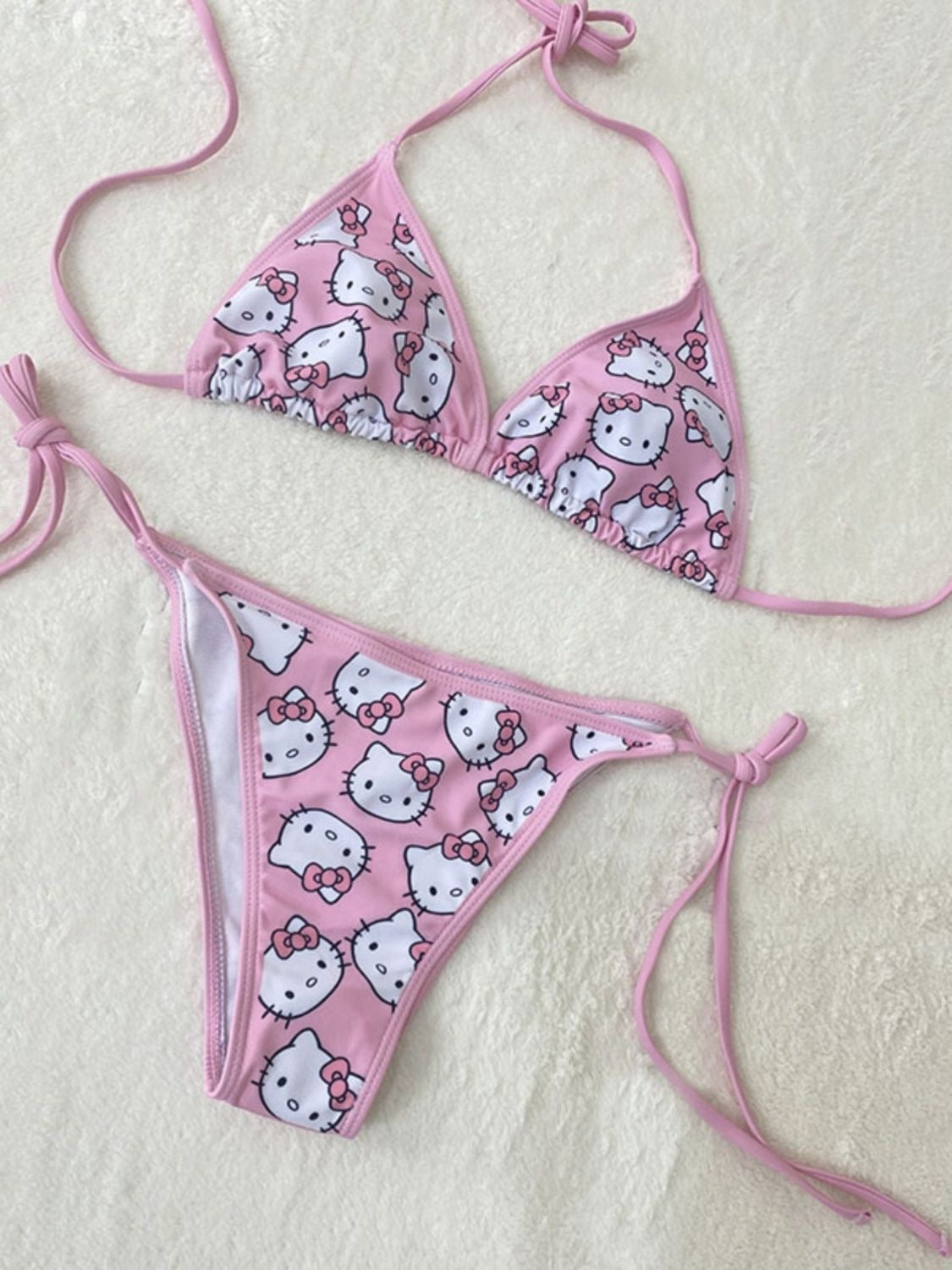 HELLO KITTY Pink Bikini Set