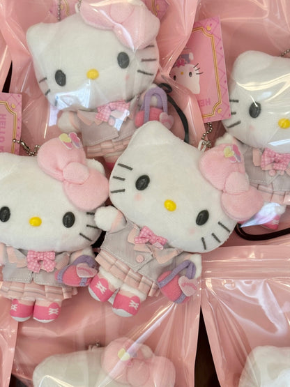 Hello Kitty 9" Plush (Academy Series) x 平成屋キャンパス Hello Kitty in Pink School Uniform | Heisei-ya 平成屋 Style Charm | Kawaii Sanrio Collectible
