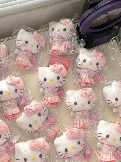 Hello Kitty 9" Plush (Academy Series) x 平成屋キャンパス Hello Kitty in Pink School Uniform | Heisei-ya 平成屋 Style Charm | Kawaii Sanrio Collectible