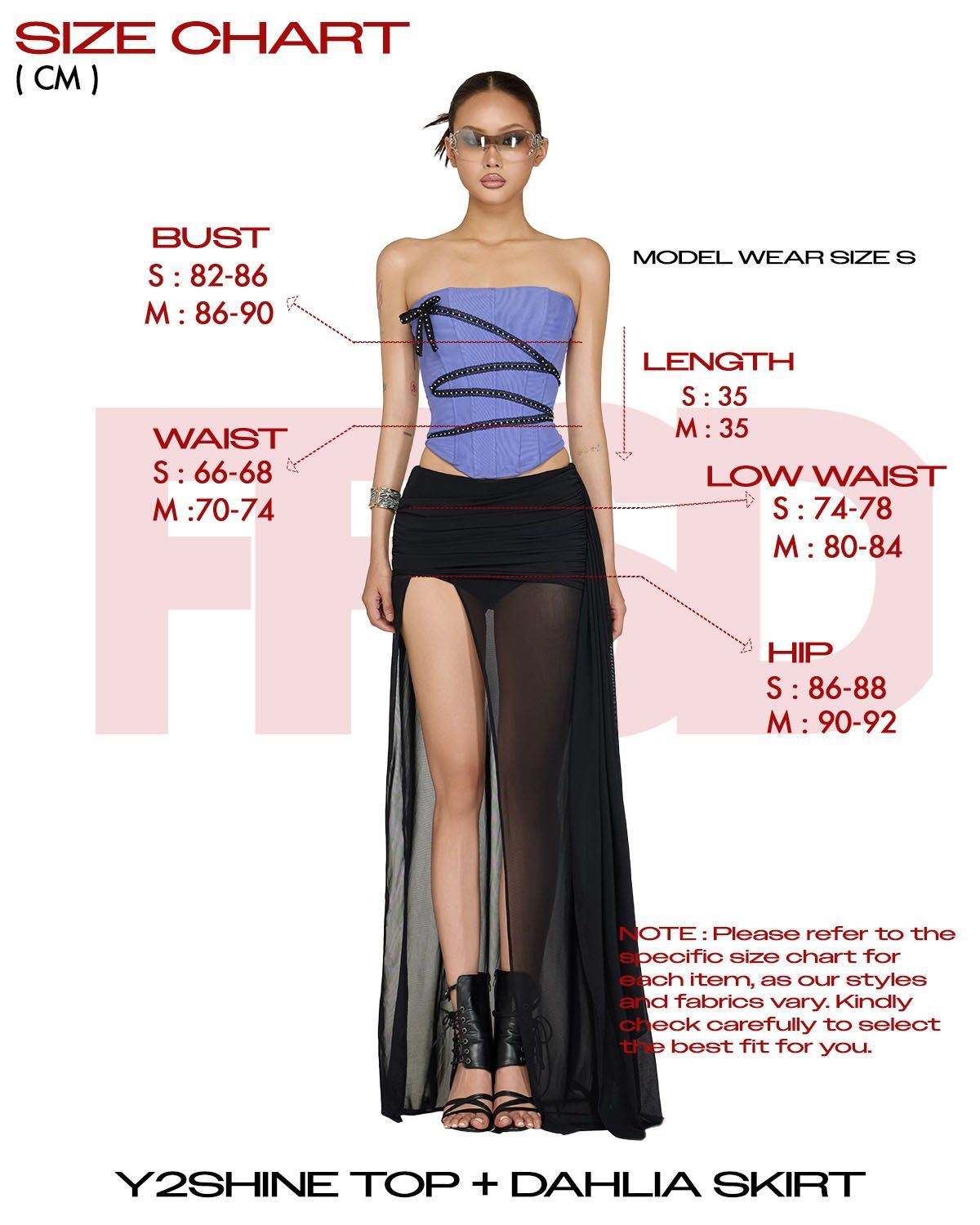 FFSD Y2shine Top & Dahlia Skirt Set product image
