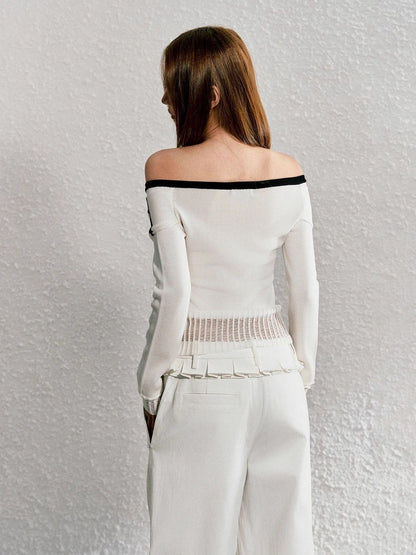 Plain Puzzles - Knot Stripe Knitwear