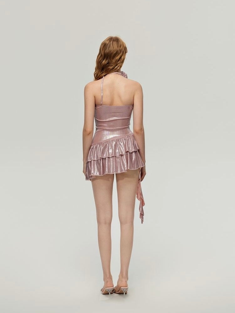 Metal Fairy - Peony Pink Swimdress