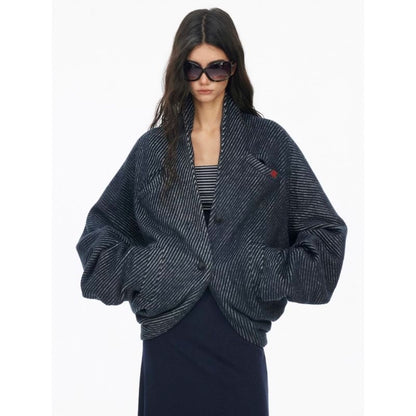 Oversized Pinstripe Jacket