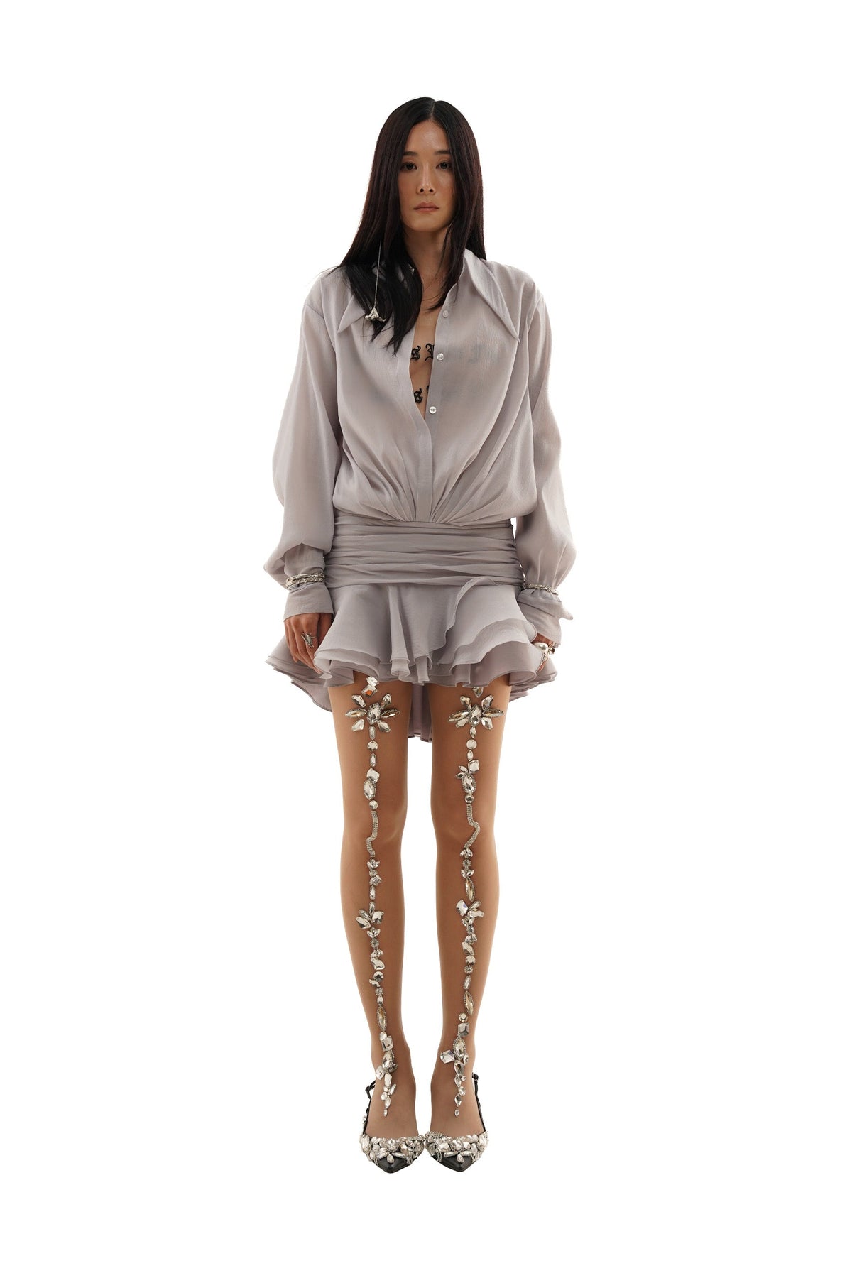 DATT MELROSE SHIRT DRESS(2COLOR) product image