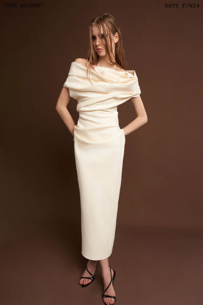 DATT ROSE DRAPED MIDI DRESS product image