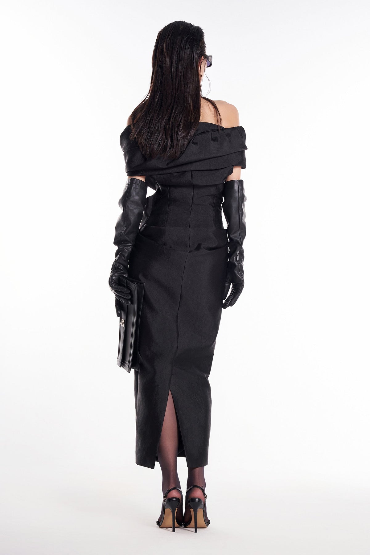 DATT ROSE DRAPED MIDI DRESS product image