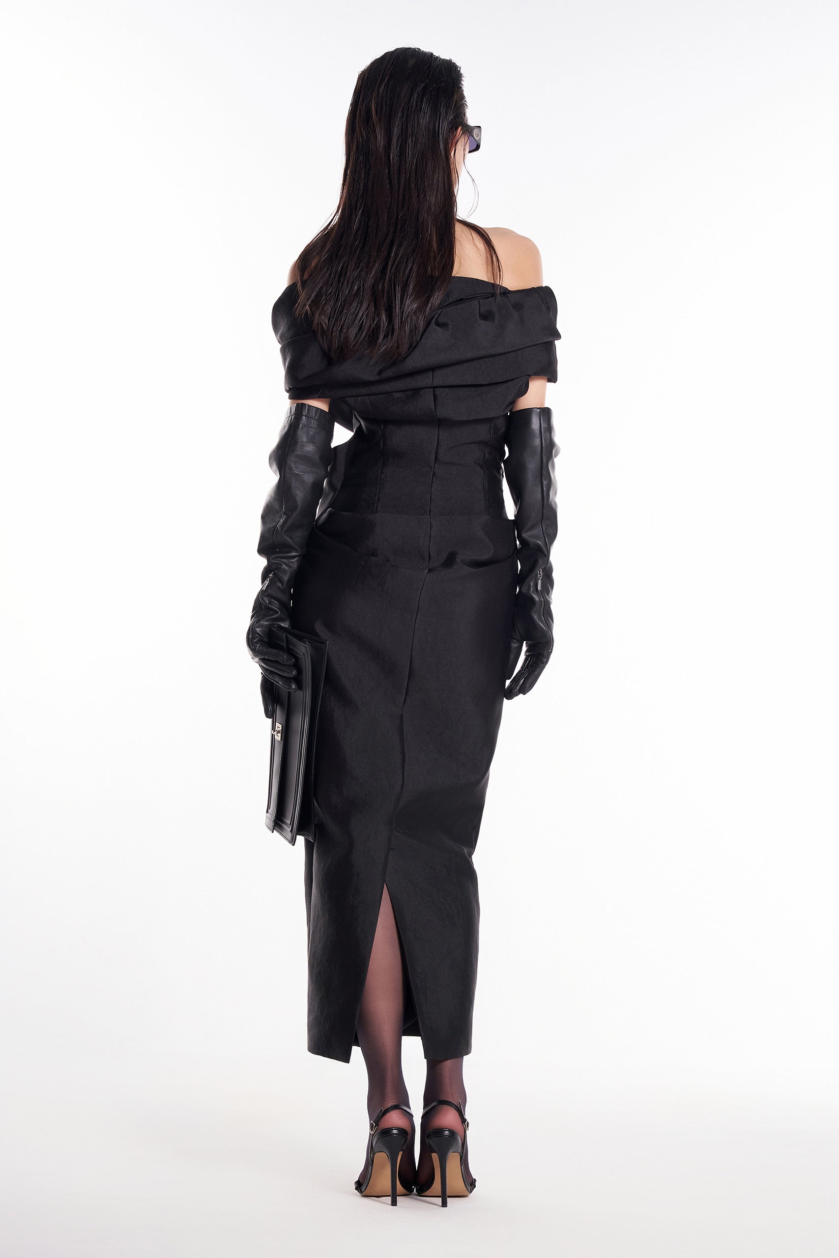 DATT ROSE DRAPED MIDI DRESS product image