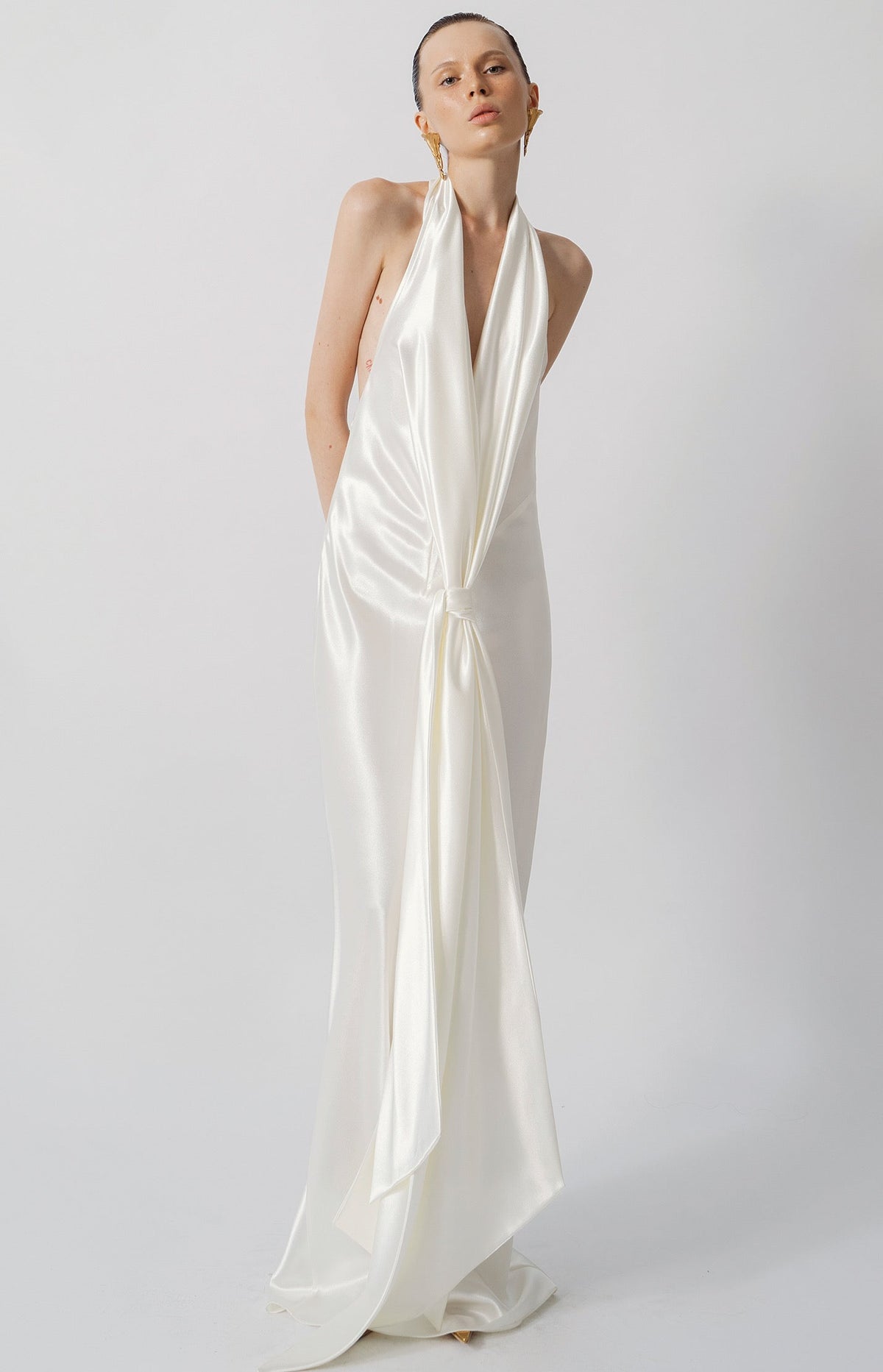 DATT LONG CURTAIN DRESS product image