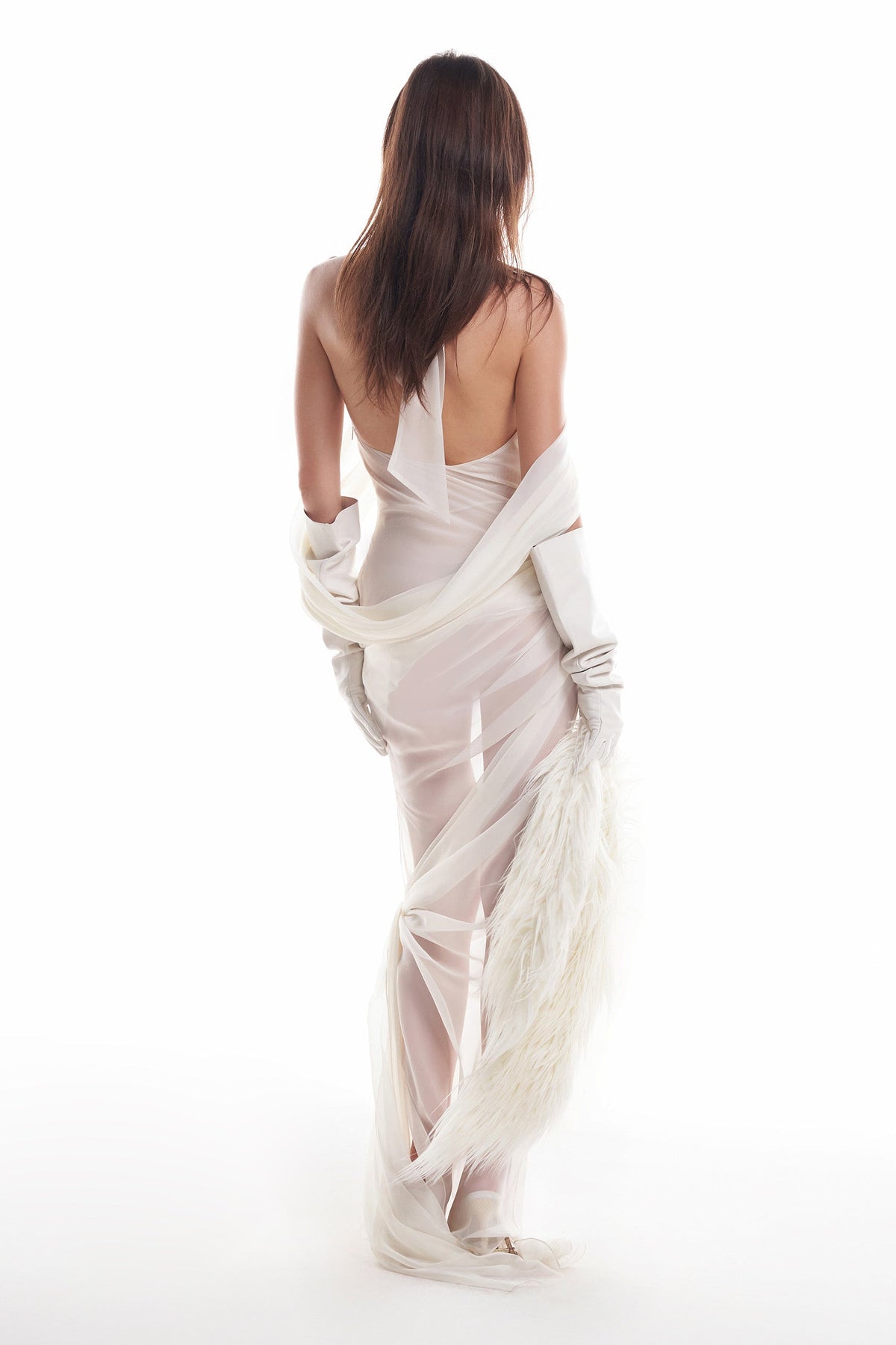 DATT AURORE CHIFFON GOWN (2COLOR) product image